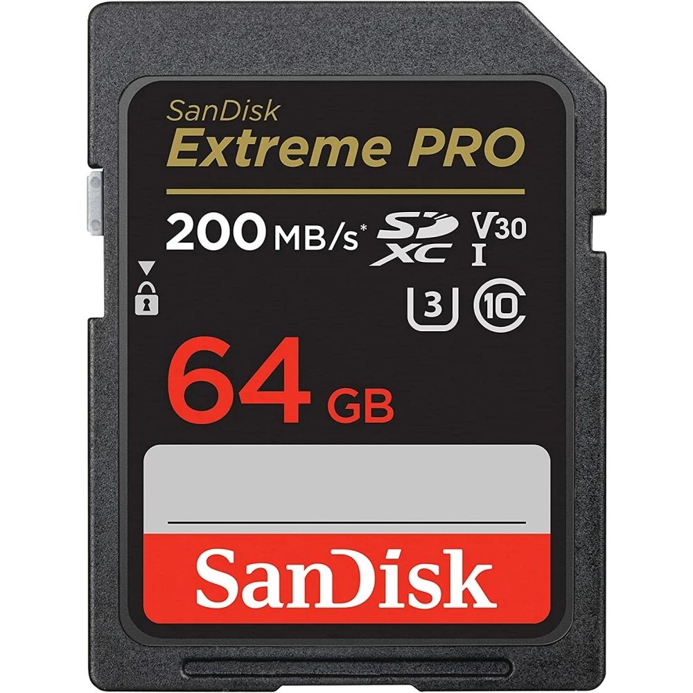 SDSDXXU-064G-GN4IN, Карта памяти 64Gb SD SanDisk Extreme Pro