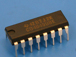 cd4049ube, микросхема CD4049UBE, микросхема
