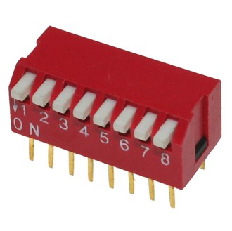 dp-08 (swd3-8), dip переключатель DP-08 (SWD3-8), DIP переключатель