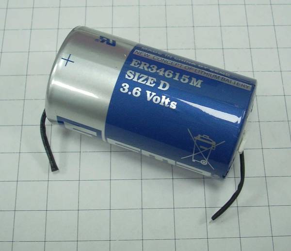 er34615m-ft 3.6v, батарея литиевая ER34615M-FT 3.6V, батарея литиевая