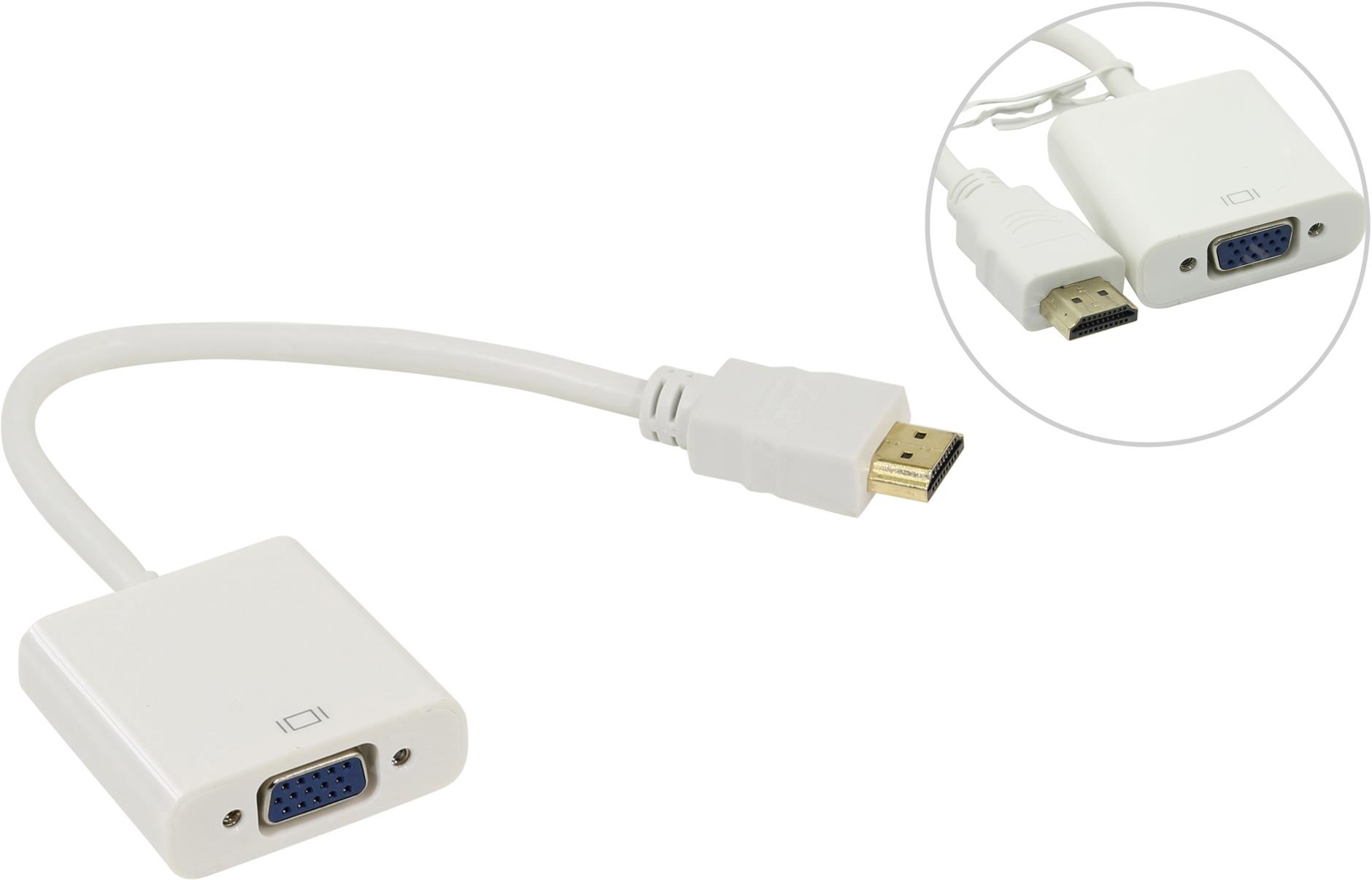 cg558, переходник hdmi (m)-vga (f) CG558, переходник HDMI (M)-VGA (F)