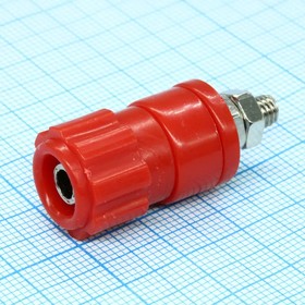 bp-121r, гнездо на панель (красный) BP-121R, гнездо на панель (красный)