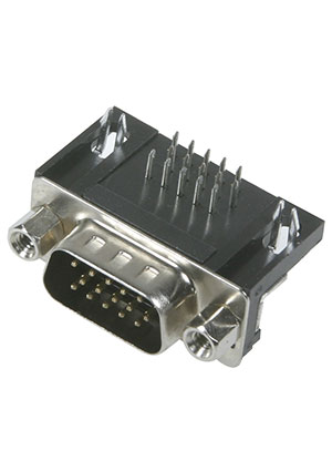 dhr-15m (ds1038-15mbnsia74-0cc), разъём d-sub DHR-15M (DS1038-15MBNSiA74-0CC), разъём D-SUB