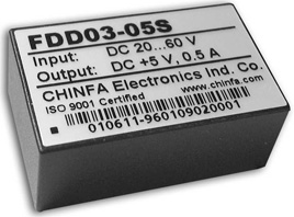 fdd03-05s4, dc/dc-конвертор FDD03-05S4, DC/DC-конвертор