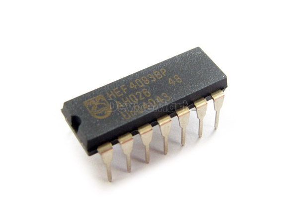 hef4093bp, микросхема HEF4093BP, микросхема