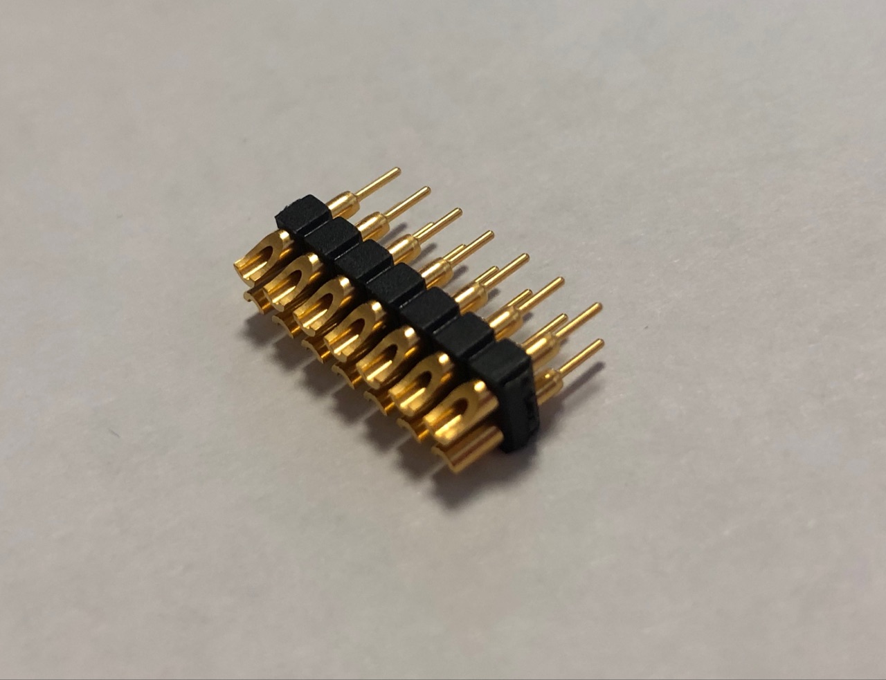 MK-204-14-G, вилка 2.54, gold-plated