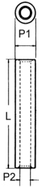 rrsn-3260-10, втулка 10 mm (уп. 100 шт) RRSN-3260-10, втулка 10 mm (уп. 100 шт)