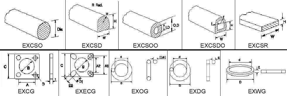 excso-495-sc, silicon профиль цельнотянутый 4,95 мм EXCSO-495-SC, Silicon профиль цельнотянутый 4,95 мм
