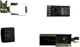 kls1-232-5p (miniusb-b), вилка на кабель KLS1-232-5P (MiniUSB-B), вилка на кабель