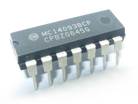 mc14093bcp, микросхема MC14093BCP, микросхема