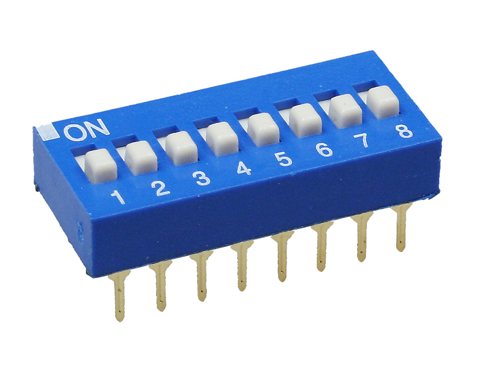 ds-08 (swd1-8), dip переключатель DS-08 (SWD1-8), DIP переключатель