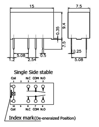 trx-5vdc-r, реле TRX-5VDC-R, реле