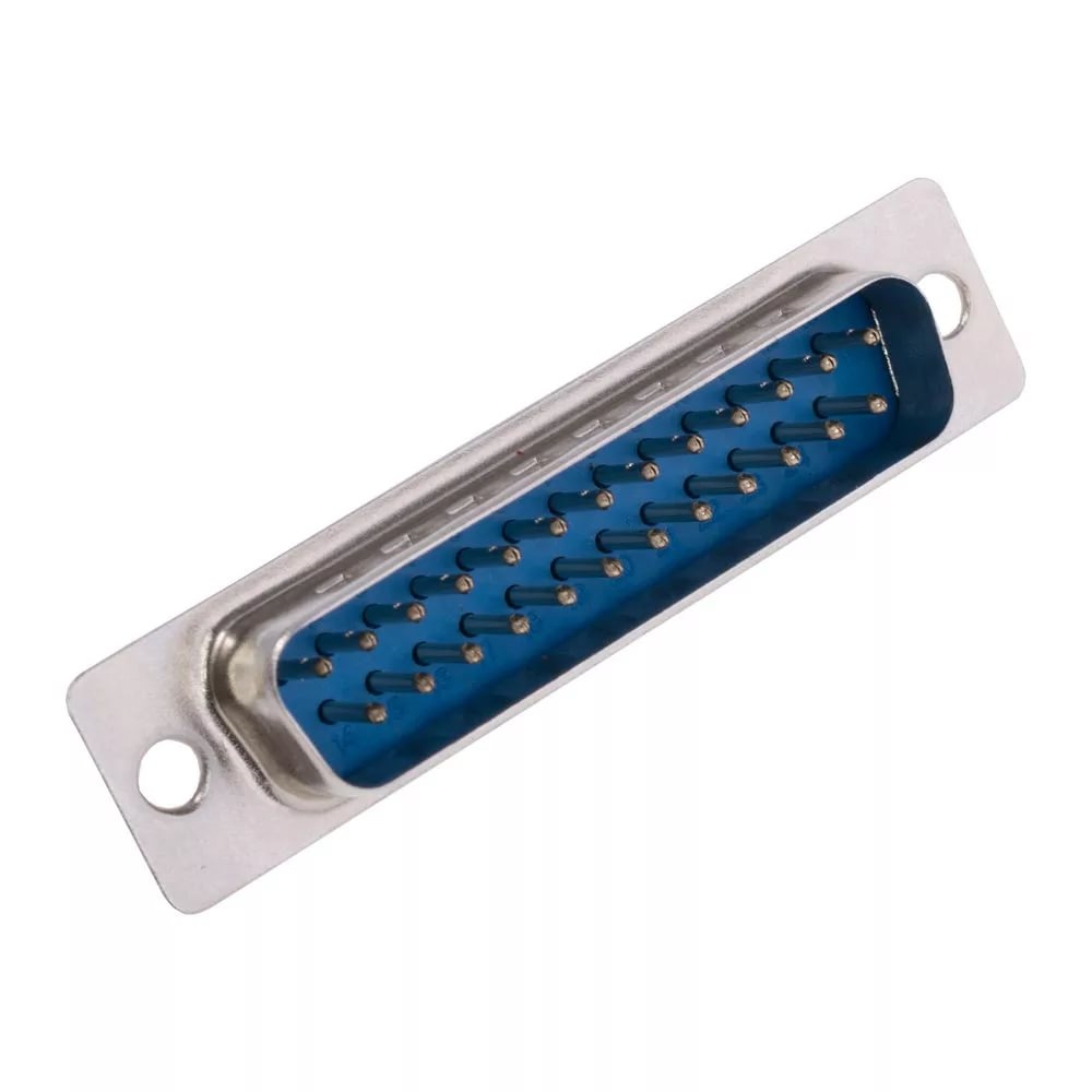 db-25m, разъём d-sub, blue DB-25M, разъём D-SUB, blue