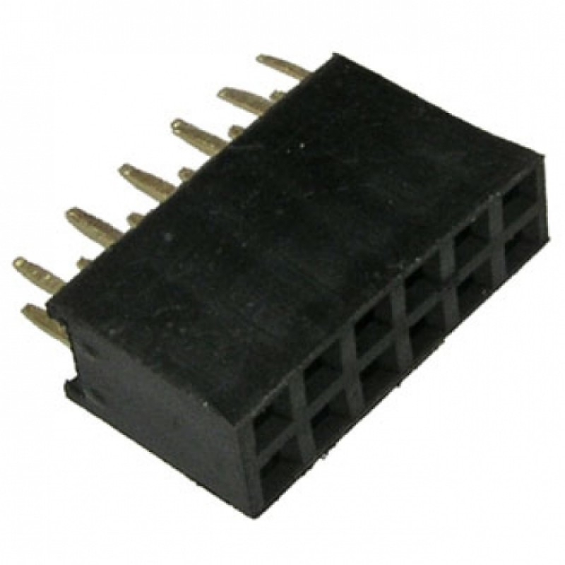 pbd 2x6 (разъем pbd-12), гн. в плату PBD 2x6 (разъем PBD-12), гн. в плату